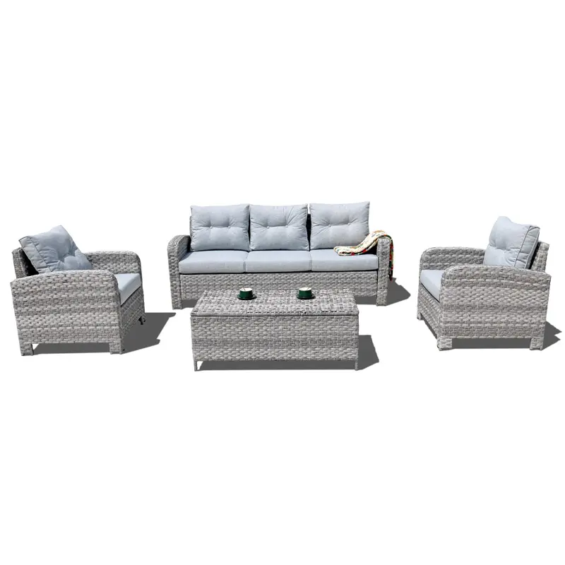 Outdoor furniture garden sofa patio furniture wicker outdoor sofa 3 seater rattan sofa rattan corner sofa set