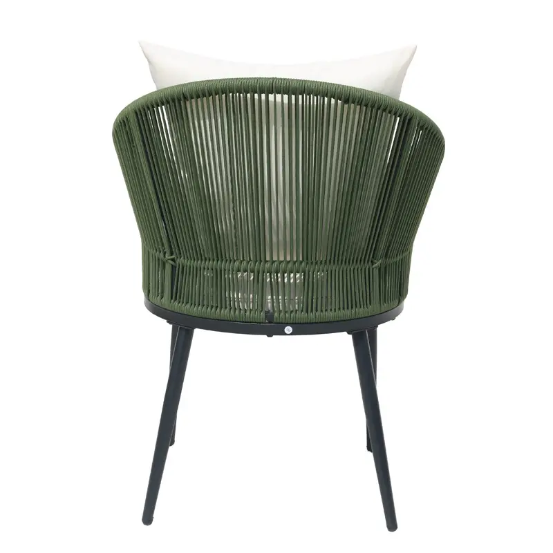 Outdoor green dining set garden dining set metal patio furniture garden chairs