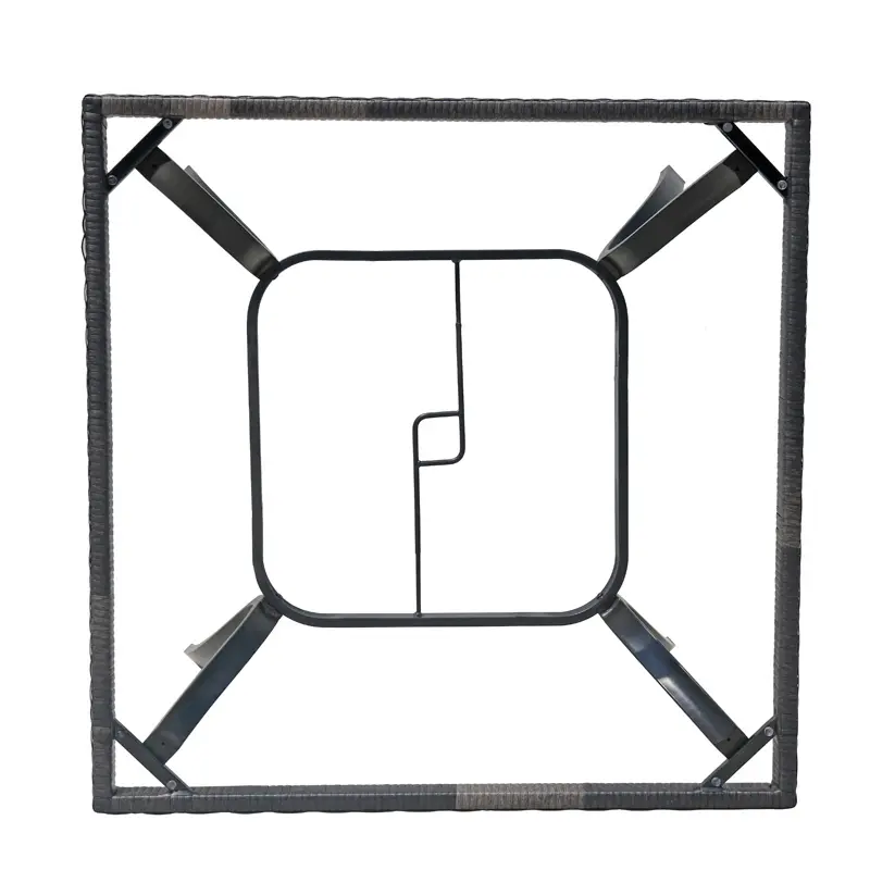 Black outdoor dining table and black rattan armchair patio sets on sale garden table and chairs set