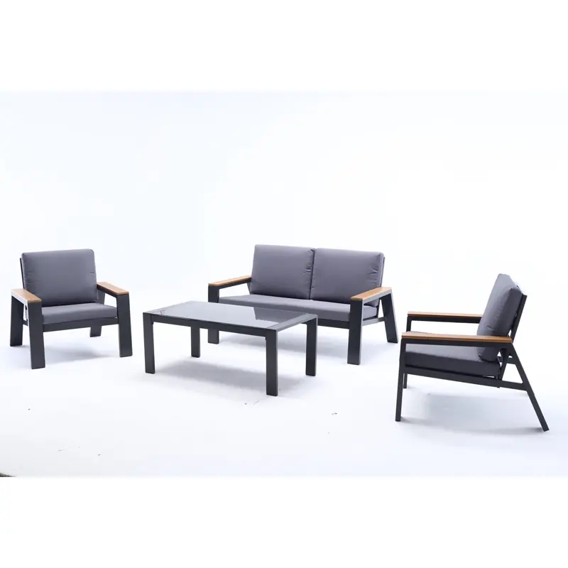 4 piece garden furniture set aluminum patio sofa set outdoor patio furniture patio sofa