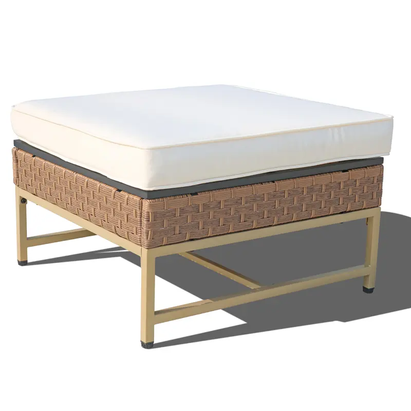 Luxury garden furniture metal outdoor furniture modular outdoor sofa 4 piece wicker patio set