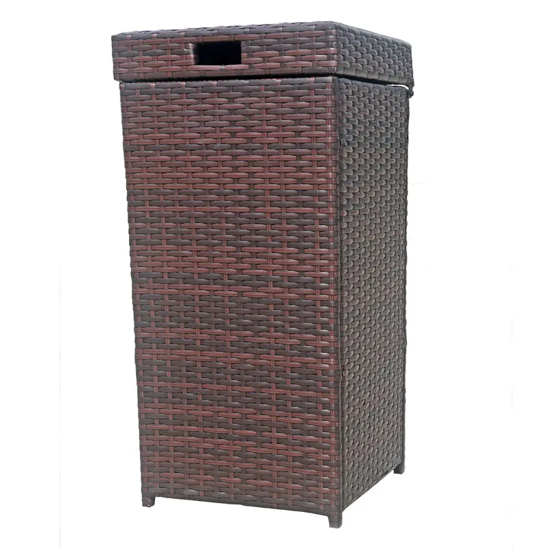 Outdoor locker / Open Door Storage Box /garden/wicker/rattan/leisure/outdoor garden furniture