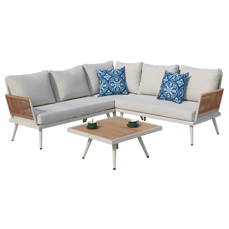 Modern patio furniture outdoor furniture corner garden sofa corner garden furniture