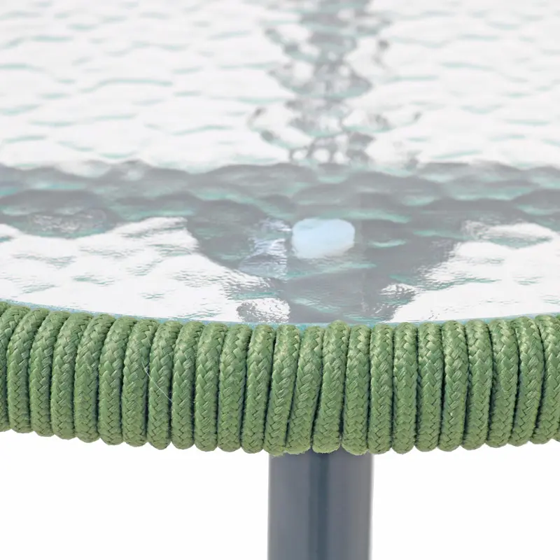 Outdoor green dining set garden dining set metal patio furniture garden chairs