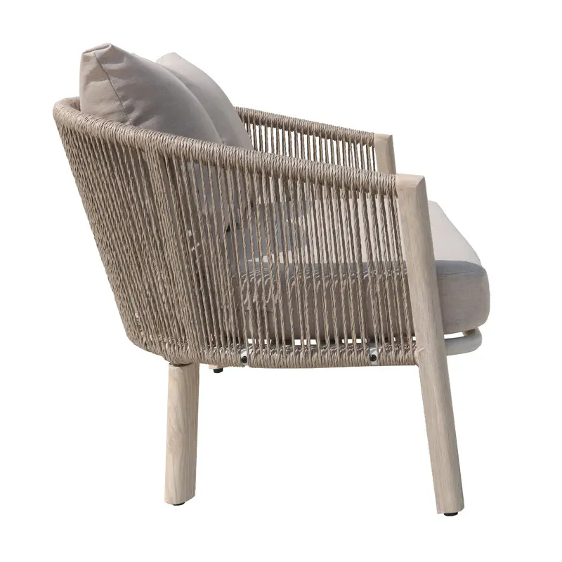 4 piece rattan garden furniture aluminum outdoor patio furniture aluminium garden sofa