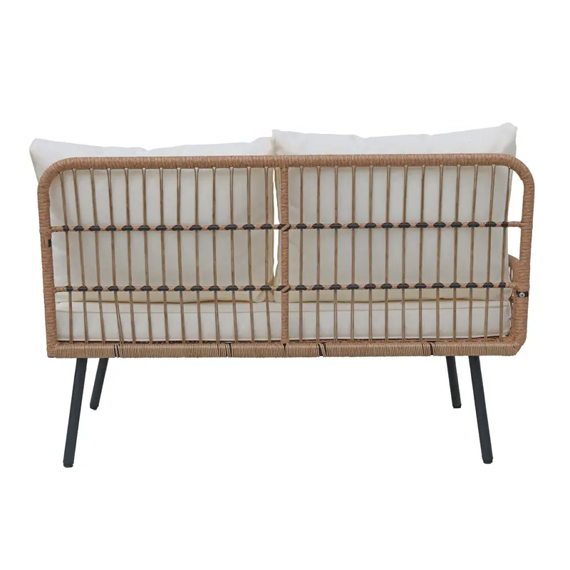 Rattan outdoor sofa round outdoor coffee table wicker outdoor furniture