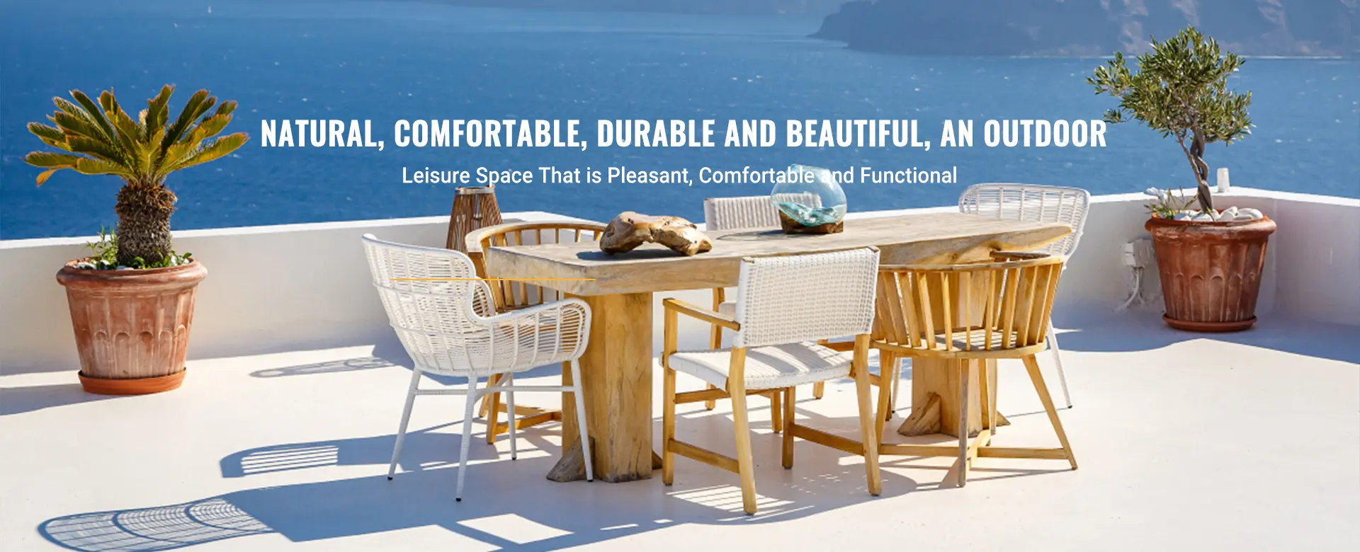 Outdoor chairs tables