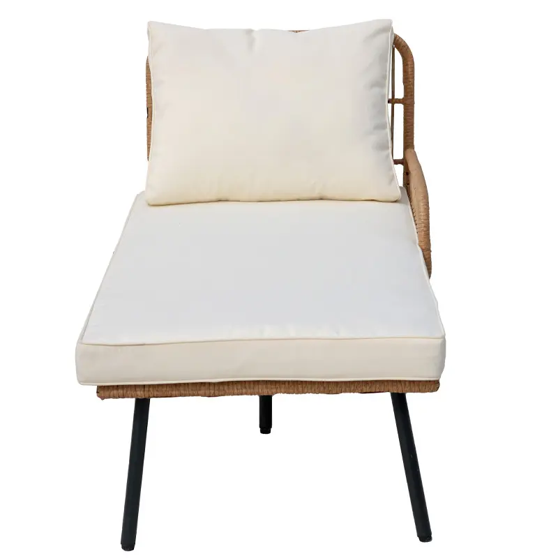 Rattan outdoor sofa round outdoor coffee table wicker outdoor furniture